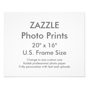 Benutzerdefiniertes 20" x 16" Foto Drucke US-Frame