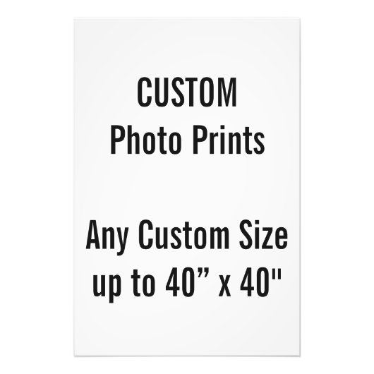 Benutzerdefiniertes 20" x 30" Foto Drucke US-Frame (Vorne)