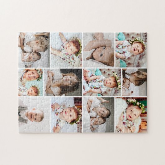 Benutzerdefiniertes 252-teiliges Multifoto-Collage Puzzle (Horizontal)