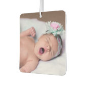 Benutzerdefiniertes 2-Foto DIY Einfache Vorlage Au Autolufterfrischer (Links)