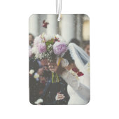 Benutzerdefiniertes 2-Foto-Doppelwagen Autolufterfrischer (Rückseite)