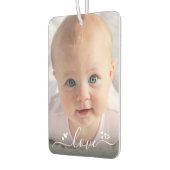 Benutzerdefiniertes 2 Foto Personalisierte Liebe S Autolufterfrischer (Links)