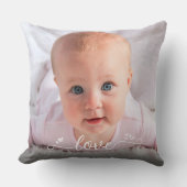Benutzerdefiniertes 2 Foto Personalisierte Liebe S Kissen (Vorderseite)