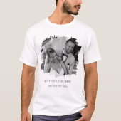 Benutzerdefiniertes 2-Pinseleffekt-Foto T-Shirt (Vorderseite)