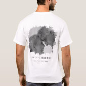 Benutzerdefiniertes 2-Pinseleffekt-Foto T-Shirt (Rückseite)