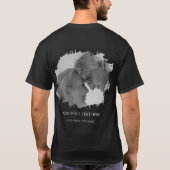 Benutzerdefiniertes 2-Pinseleffekt-Foto T-Shirt (Rückseite)