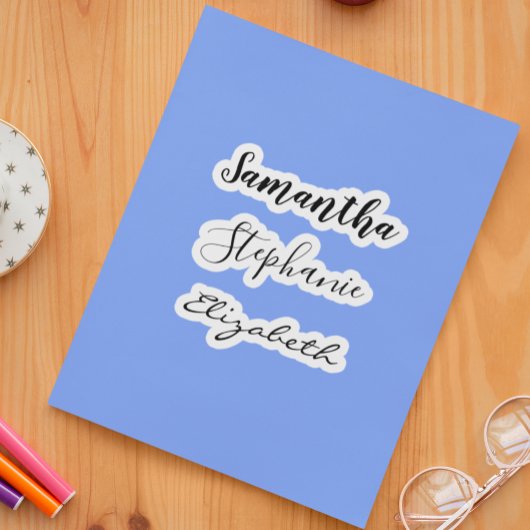 Benutzerdefiniertes 3-Name-Insulbler-Decal-Laptop Aufkleber