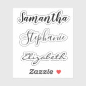 Benutzerdefiniertes 3-Name-Insulbler-Decal-Laptop Aufkleber (Blatt)