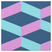 Benutzerdefiniertes 3D-quadratisches geometrisches Stoff (Nahaufnahme)