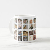 Benutzerdefiniertes 40 x Foto-Collage & Text-Gesch Kaffeetasse (Vorderseite Links)