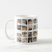 Benutzerdefiniertes 40 x Foto-Collage & Text-Gesch Kaffeetasse (Links)