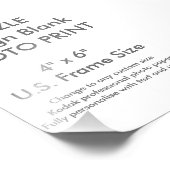 Benutzerdefiniertes 4 Zoll x 6 Zoll Foto Print (US (Ecke)