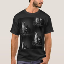 Benutzerdefiniertes 4K-Haustier-Porträt-T-Shirt