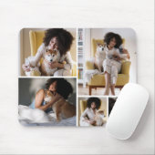 Benutzerdefiniertes 5-Foto-Collage-Mauspad Mousepad (Mit Mouse)