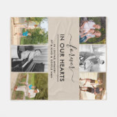 Benutzerdefiniertes 6 Foto in Speicherhange Fleecedecke (Vorderseite (Horizontal))