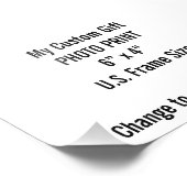 Benutzerdefiniertes 6 Zoll x 4 Zoll Foto Print (US (Ecke)