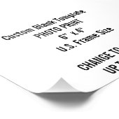 Benutzerdefiniertes 6 Zoll x 4 Zoll Foto Print (US (Ecke)