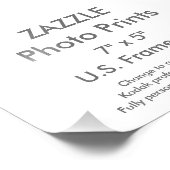 Benutzerdefiniertes 7 Zoll x 5 Zoll Foto Print (US (Ecke)
