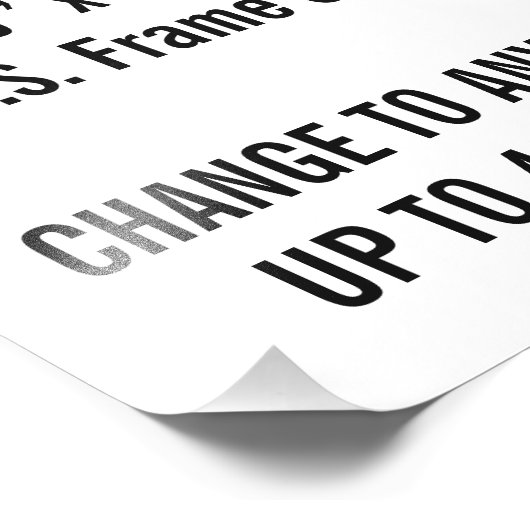 Benutzerdefiniertes 8" × 10" Foto Print (US-Frame- (Ecke)