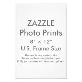 Benutzerdefiniertes 8" × 12" Foto Print (US-Frame- (Vorne)