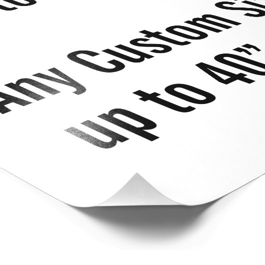 Benutzerdefiniertes 8" x 10" Foto Print (oder eine (Ecke)