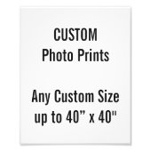 Benutzerdefiniertes 8" x 10" Foto Print (oder eine (Vorne)