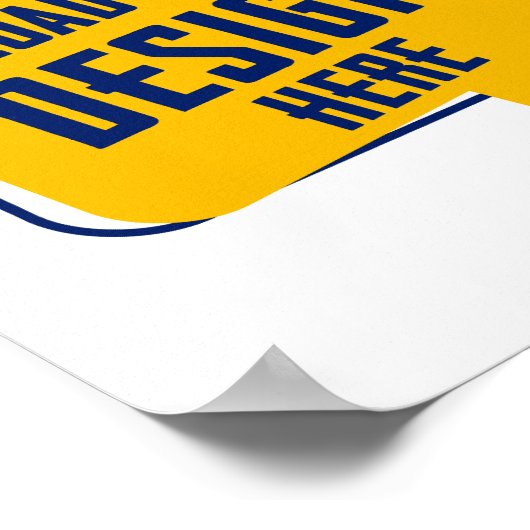 Benutzerdefiniertes 8 x 10"-Poster Poster (Ecke)