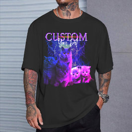 Benutzerdefiniertes 90er Bootleg-Rap-T-Shirt mit I T-Shirt