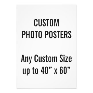 Benutzerdefiniertes A0-Foto-Poster, bis zu 40" x 6 Fotodruck