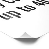 Benutzerdefiniertes A3-Foto-Poster, bis zu 40" x 6 Fotodruck (Ecke)