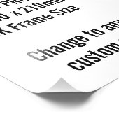 Benutzerdefiniertes A5-Foto Print UK Frame Size Fotodruck (Ecke)