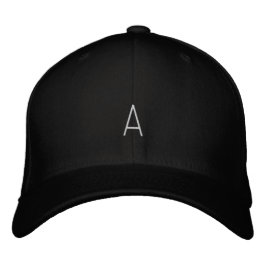 Benutzerdefiniertes "A" Monogramm gedruckter Tall  Bestickte Baseballkappe