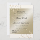 Benutzerdefiniertes Abendessen Einladung (Rückseite)