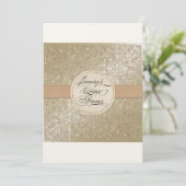 Benutzerdefiniertes Abendessen Einladung (Stehend Vorderseite)