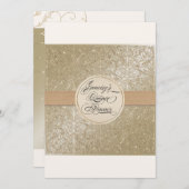 Benutzerdefiniertes Abendessen Einladung (Vorne/Hinten)