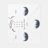 Benutzerdefiniertes Abenteuer Wasserfarbe Triplets Fleecedecke (Vorderseite)