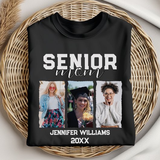 Benutzerdefiniertes Abschluss-Foto für Senior-Mama T-Shirt
