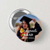 Benutzerdefiniertes Abschlussfoto-Button-Abzeichen Button (Vorne & Hinten)