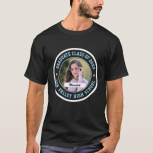 Benutzerdefiniertes Abschlussfoto für die Abschlus T-Shirt
