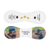 Benutzerdefiniertes Abschlussfoto & Name Baseball- Baseball (Paneele)