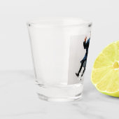 Benutzerdefiniertes Abschlussfoto Schnapsglas (Links)