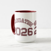 Benutzerdefiniertes Abschlussgeschenk (Rot) Tasse (Vorderseite Links)
