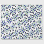 benutzerdefiniertes abstraktes Design auf Verpacku Geschenkpapier (Flach)