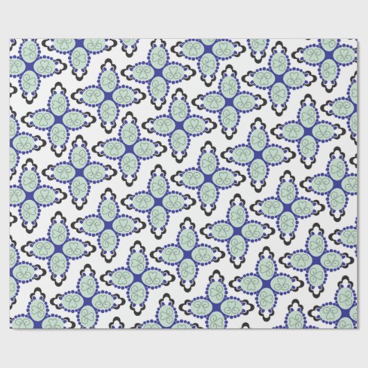 benutzerdefiniertes abstraktes Design auf Verpacku Geschenkpapier (Flach)