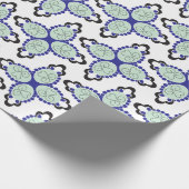 benutzerdefiniertes abstraktes Design auf Verpacku Geschenkpapier (Ecke)