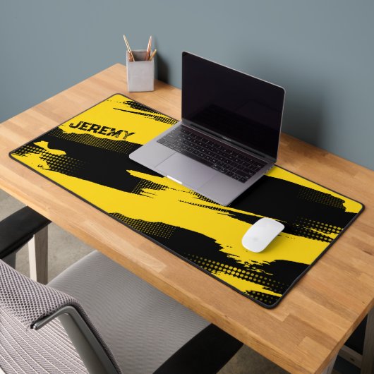 Benutzerdefiniertes Abstraktes Gaming mit Hummeln Schreibtischunterlage (Büro 2)