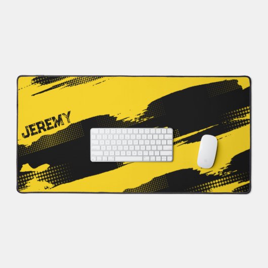 Benutzerdefiniertes Abstraktes Gaming mit Hummeln Schreibtischunterlage (Tastatur & Maus)