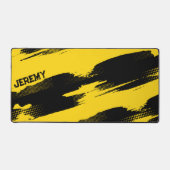 Benutzerdefiniertes Abstraktes Gaming mit Hummeln Schreibtischunterlage (Vorderseite)