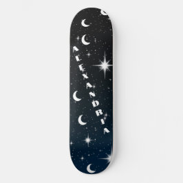 Benutzerdefiniertes Abstraktes Leerzeichen Hinzufü Skateboard
