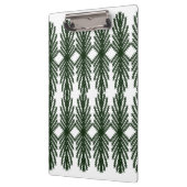 Benutzerdefiniertes abstraktes Muster aus grünen K Klemmbrett (Links)